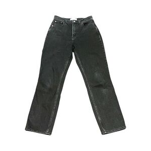 Abercrombie & Fitch Black Straight Leg Jeans